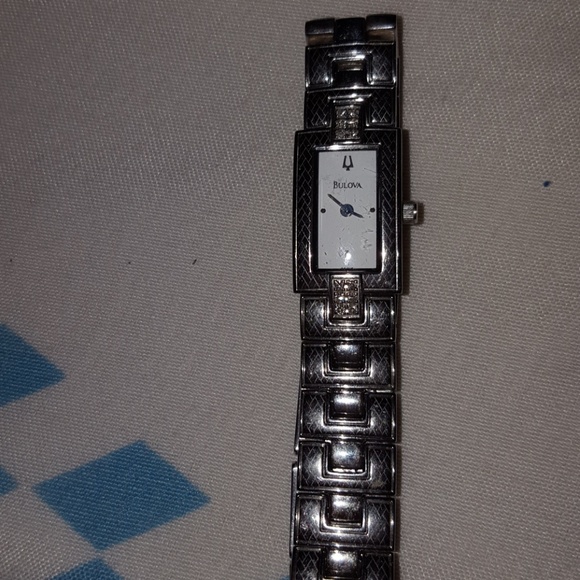 Bulova Accessories - Bulova watch with genuine diamond detail
